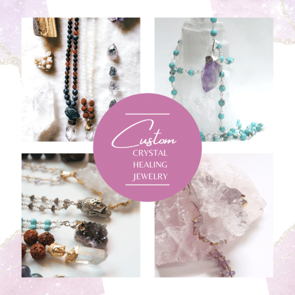Handmade Necklaces with Gemstone and Crystals by Remember Love